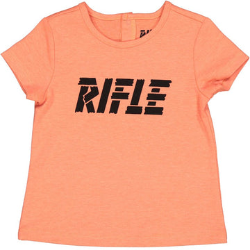 T-shirt for girls RIFLE 24116-01 color Orange