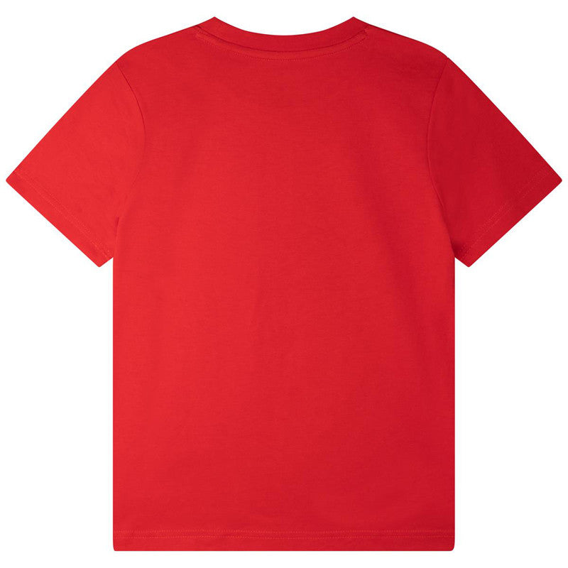 TIMBERLAND T25S83-992 Boy's short sleeve T-shirt red