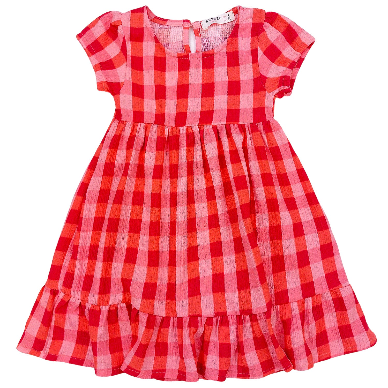 Girl's Checkered Dress Red 19557-24624 GKMOD