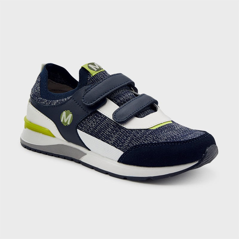 Mayoral 45305-32 Navy/Lime Boys Sneakers