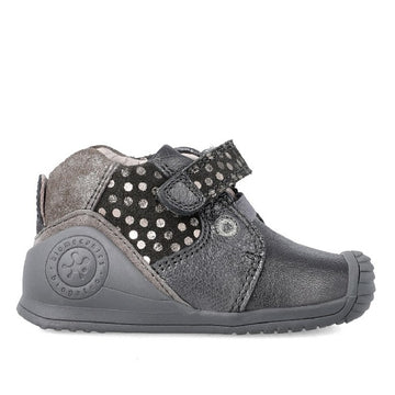 Sneakers transitional ankle boots for girls Biomecanics 201112 color pyrite