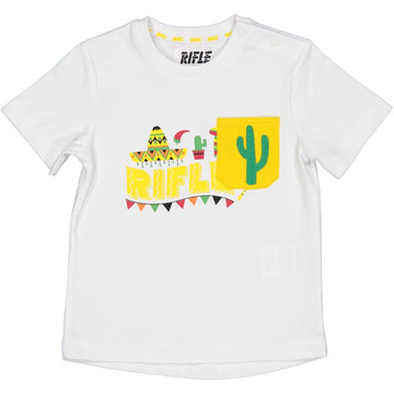 T-shirt for a boy RIFLE 24119-00 color White