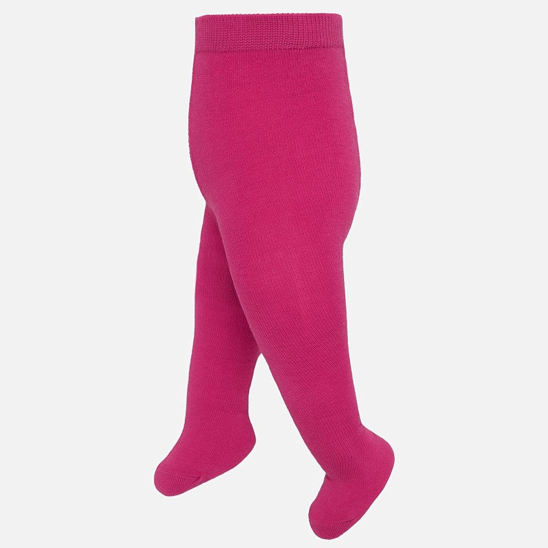 Warm cotton tights for girls Mayoral 10628-38 Fuchsia