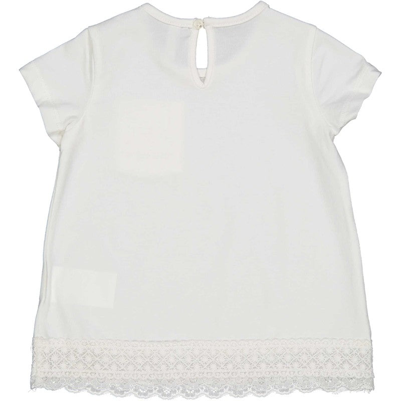 girl's t-shirt Birba&amp;Trybeyond 24085-10N cream color