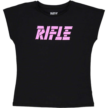 T-shirt for girls RIFLE 24386-00 color black