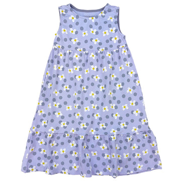 Cotton dress Łączka girl purple 24385-28524 GKMOD