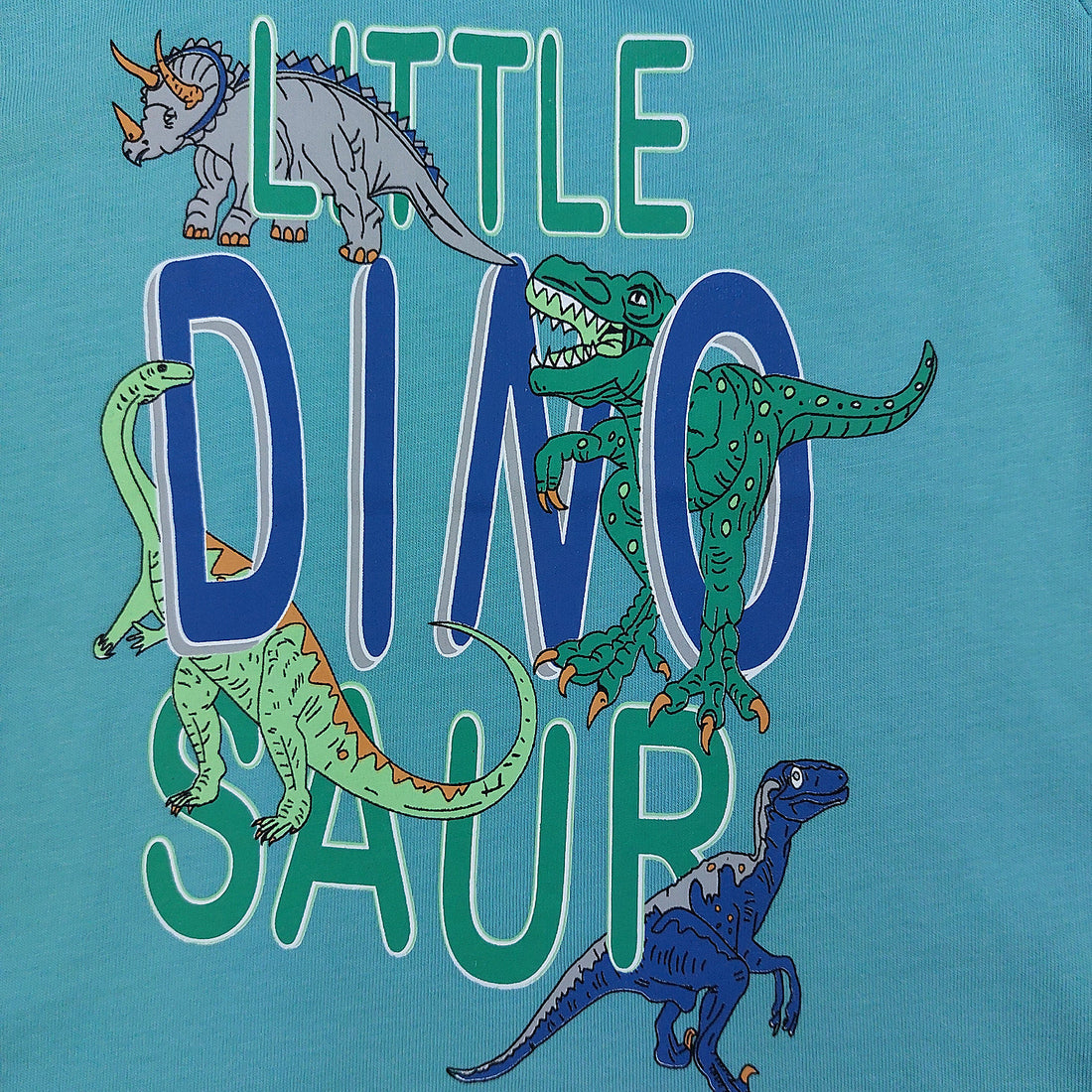 T-Shirt Dinozaur chłopak zielony 18615-26424 GKMOC