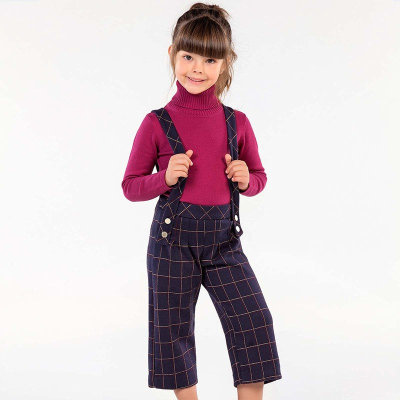 Mayoral 4551-15 Navy Blue Girls' Culottes