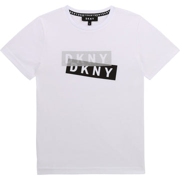 T-shirt for boys DKNY D25D27-10B color white