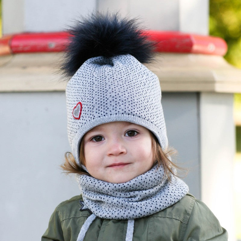 Pupill girl's hat INGRID color gray