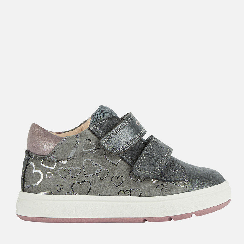 Girls' sneakers Geox B044CC-00744-C1377 color gray