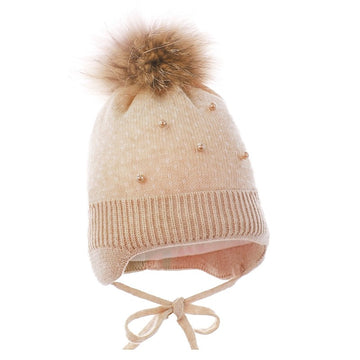 Pupill girl's hat ELIN color beige