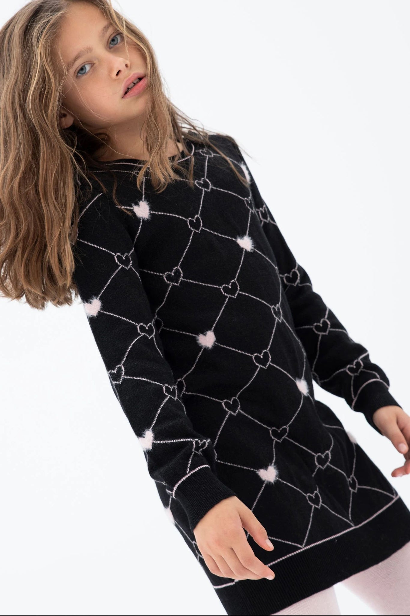Boboli dress 727444-890 color black
