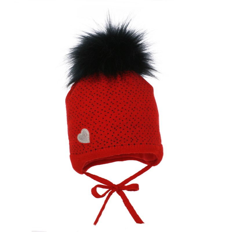 Pupill girl's hat INGRID color red