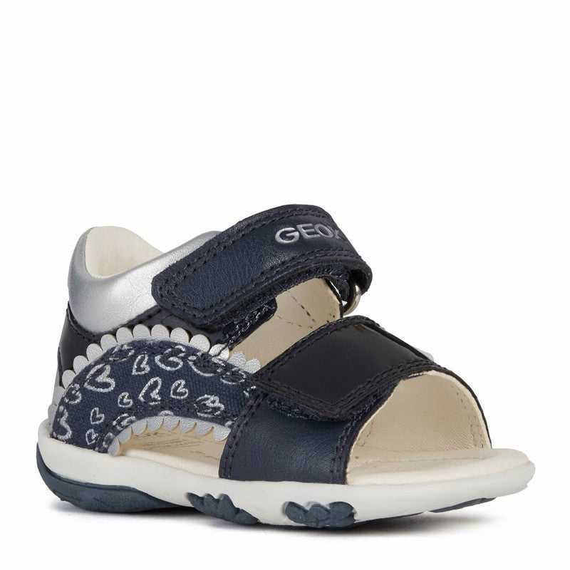 Geox B1538A-010AJ-C0673 girls' sandals navy/silver