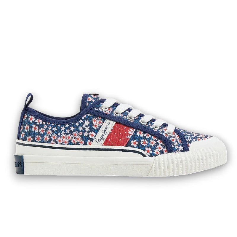 Pepe Jeans Sneakers OTTIS FLOWERS GIRL junior girl PGS30541-595 NAVY