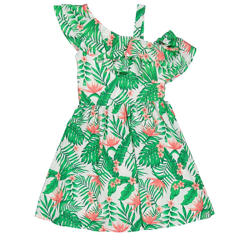 Trybeyond Printed Dress Junior Girl 45587-00 92Z Green