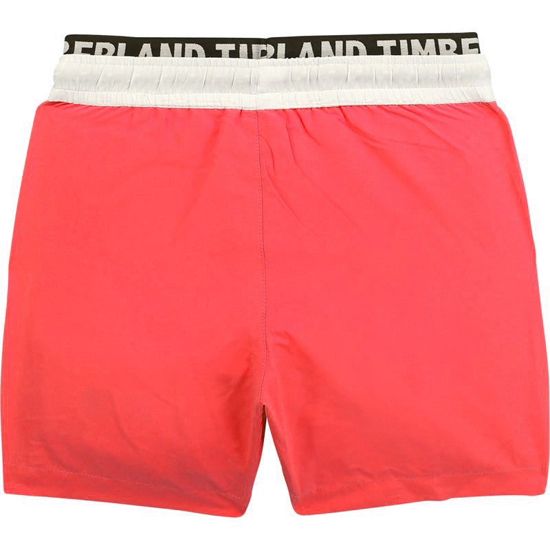 TIMBERLAND T24B43-42M boys' swimming shorts red