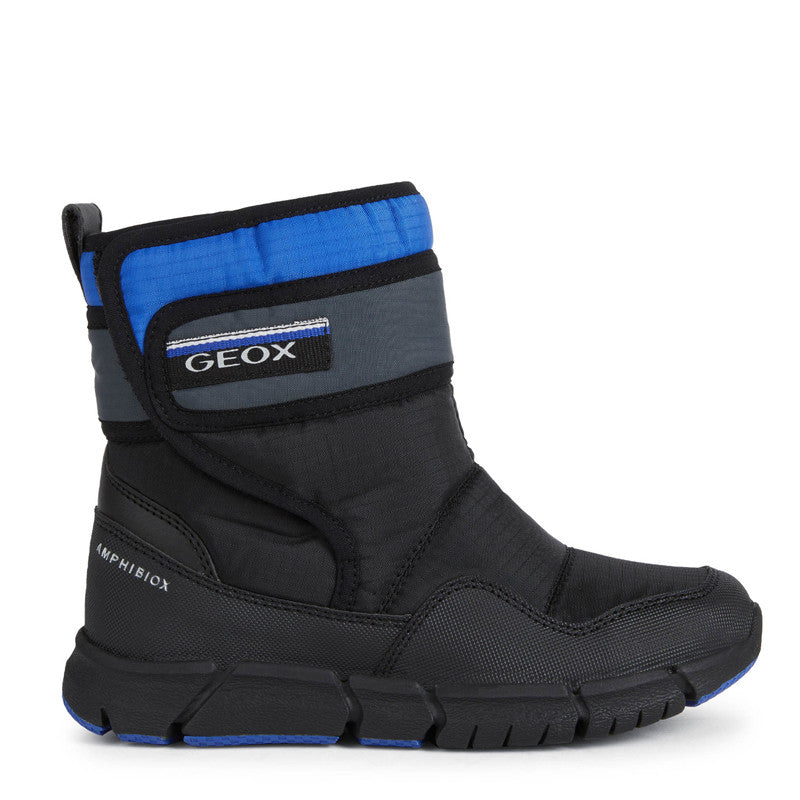 Boys' insulated snow boots Geox J269XF-0FU50-C0245 color black/blue