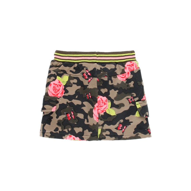 Floral skirt for girls Boboli 421074-9415 green