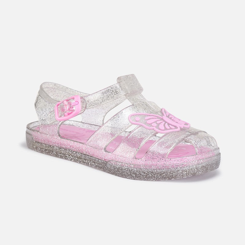 Mayoral 43308-62 silver beach sandals for girls