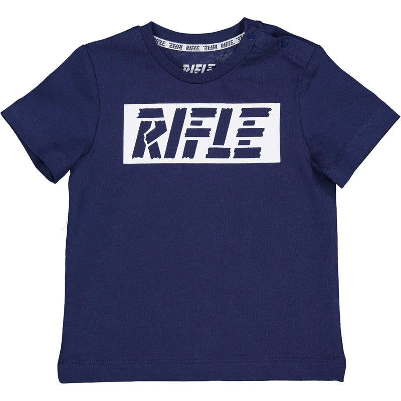 T-shirt for boy RIFLE 24106-02 color Navy blue