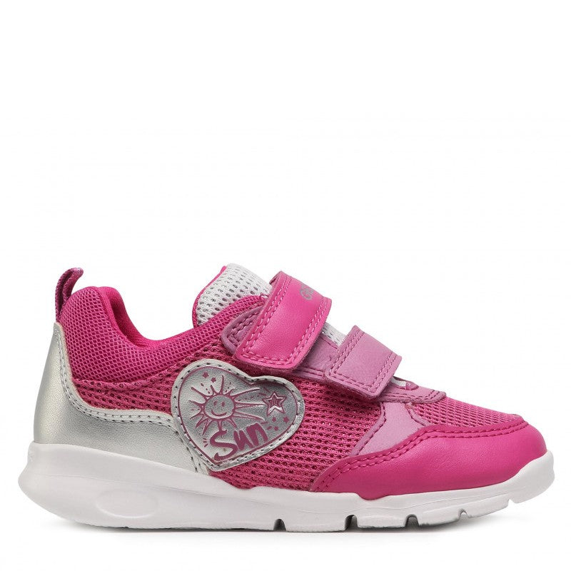 Geox B15H8C-0M2BC-C8295 girls' sneakers, fuchsia/silver