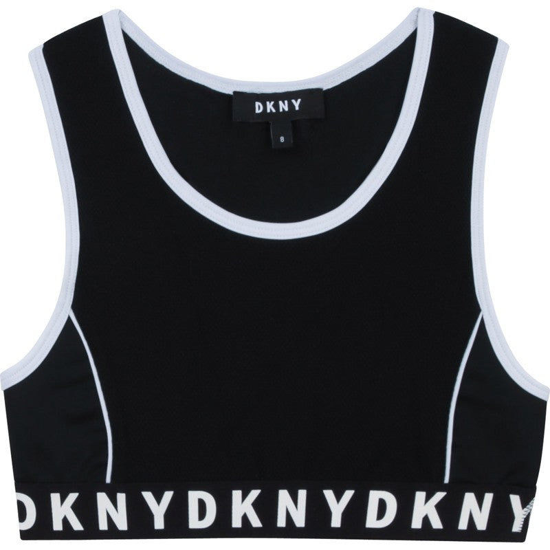 Girls sports top DKNY D35R19-09B color black