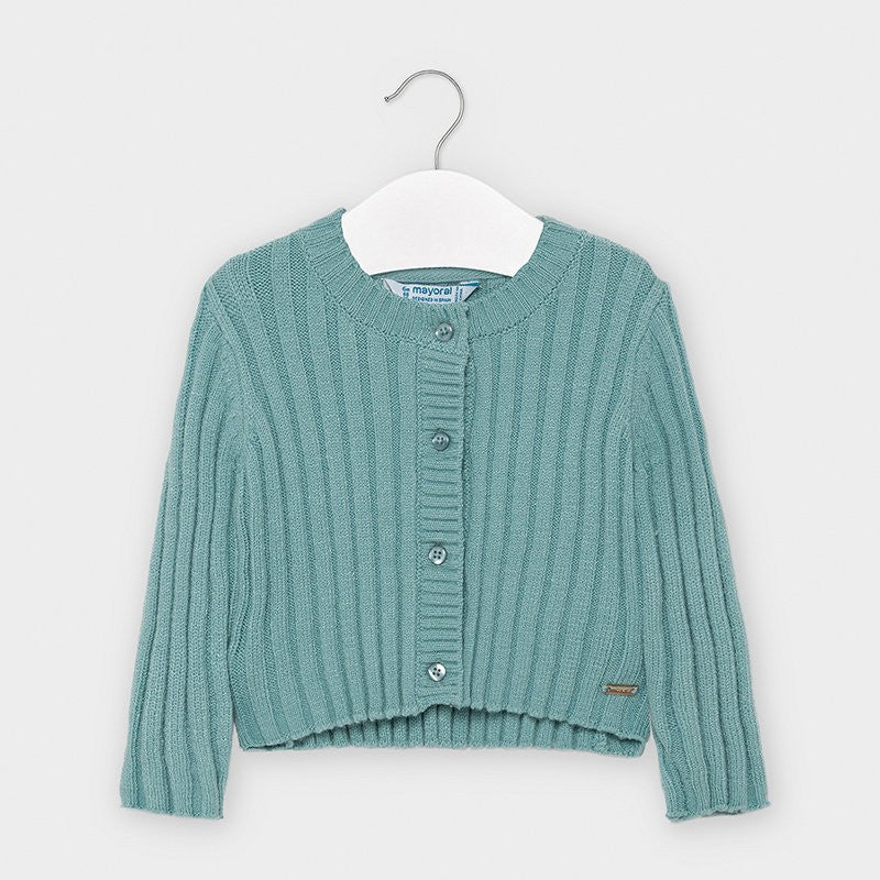 Mayoral 2361-46 Turquoise Girls' Cardigan