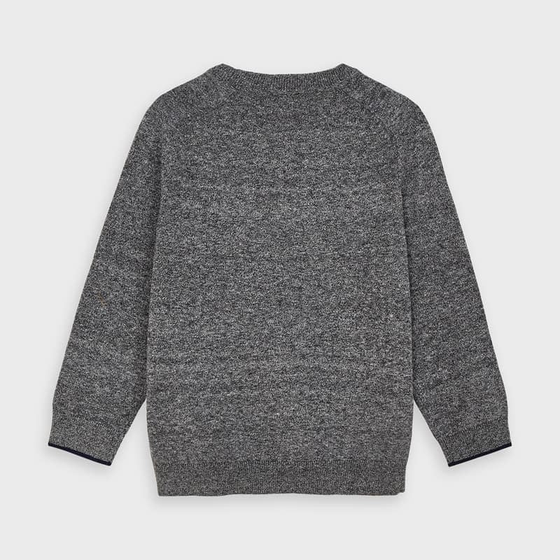 Boy's cotton sweater Mayoral 323-71 gray