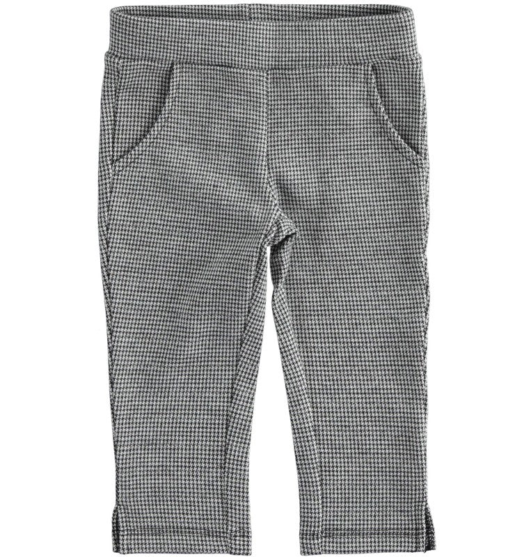 Girls' houndstooth pants iDO 1676-0658 color black