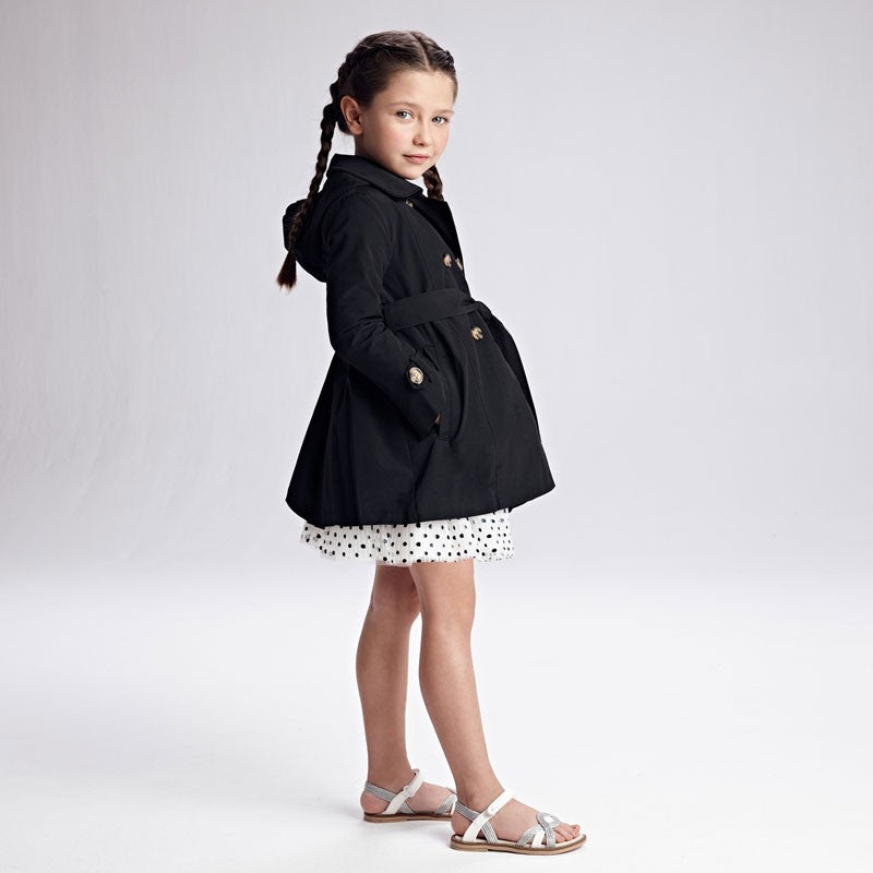 Mayoral 3487-62 Black Girls Coat