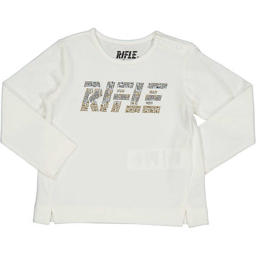 RIFLE T-shirt 34101-01 10E cream color