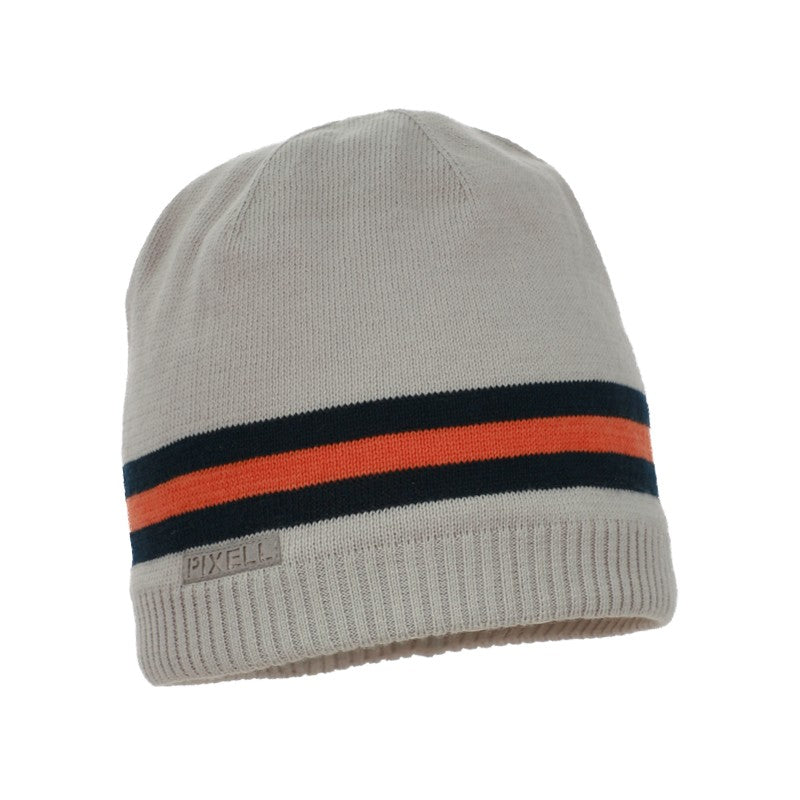 Pupil boy's hat Caro color gray/orange