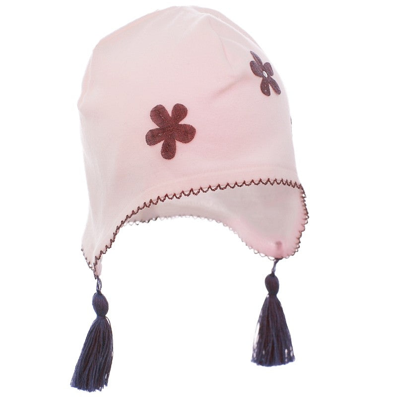 Pupil girl's hat Nutka light pink