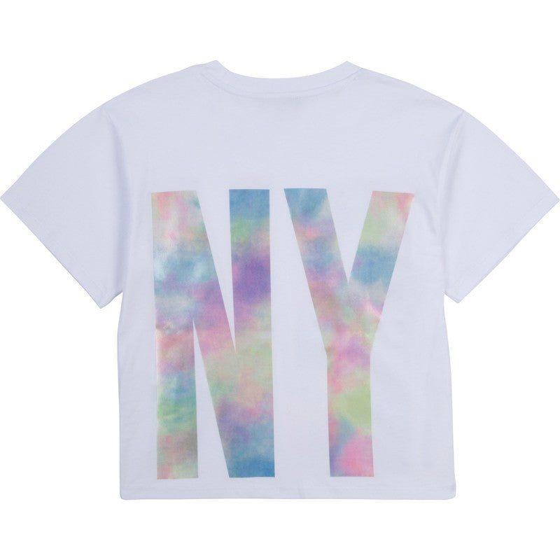 T-shirt for girls DKNY D35R52-10B color white