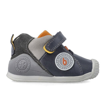 Sneakers transitional shoes for boys Biomecanics 201123 navy blue