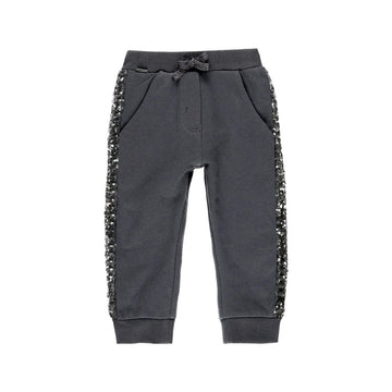 Boboli 211105-8116 girls sweatpants, anthracite color