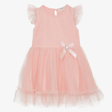 Elegant girl dress pink 19761-7624 GKMOD