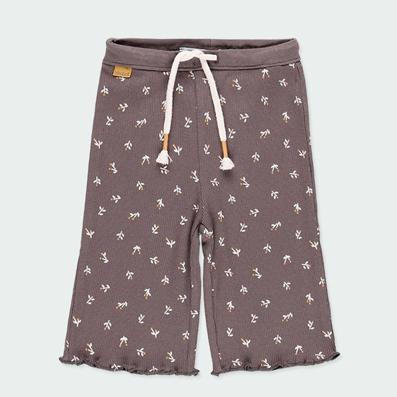 Girls' trousers Boboli 214096-9824 color brown