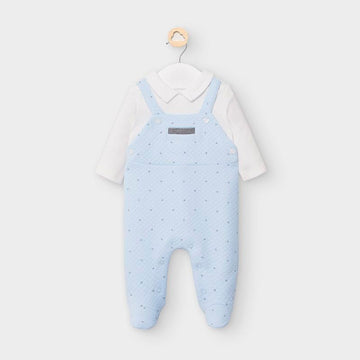 Boy's dungarees romper Mayoral 2633-27 Light blue