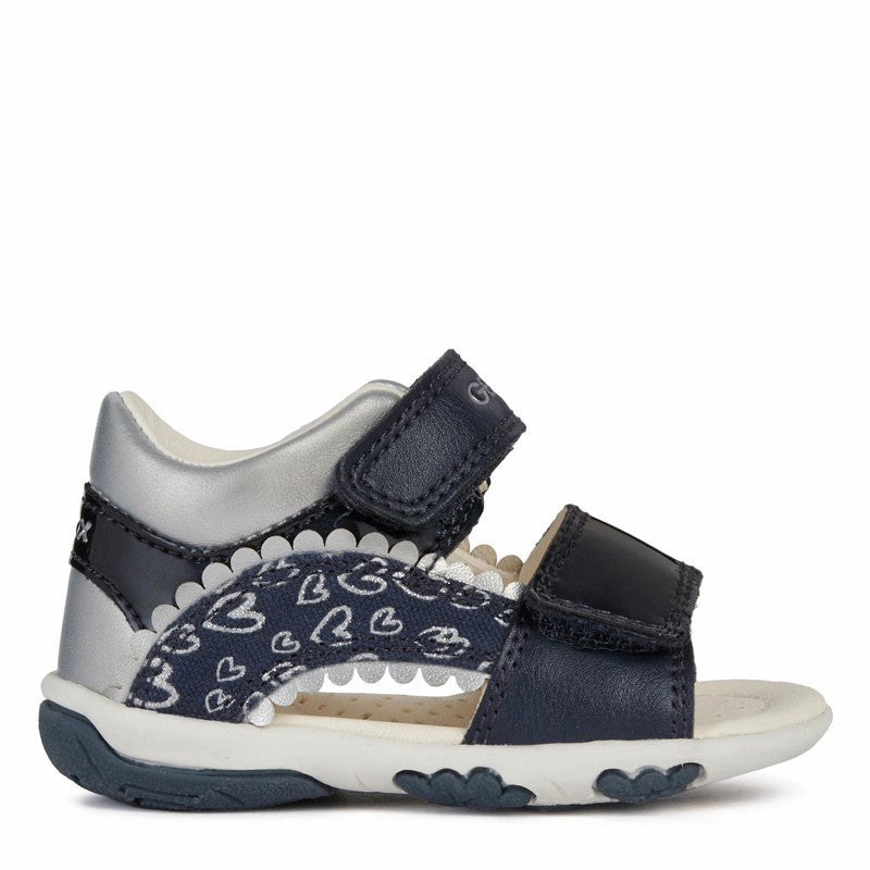 Geox B1538A-010AJ-C0673 girls' sandals navy/silver