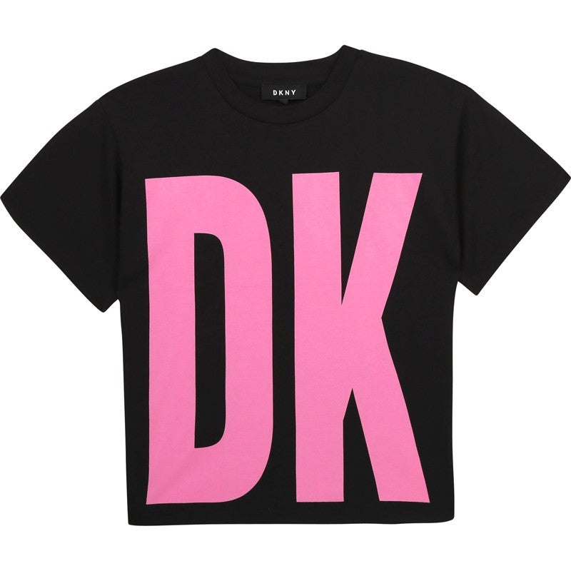 T-shirt for girls DKNY D35R32-09B color black