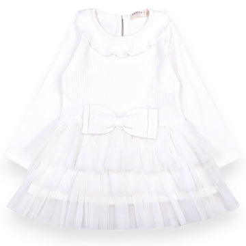 Tulle dress girl cream 19572-7524 GKMOD