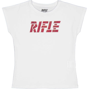 T-shirt for girls RIFLE 24386-01 color white