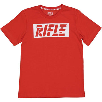 T-shirt for boys RIFLE 24404-03 color red