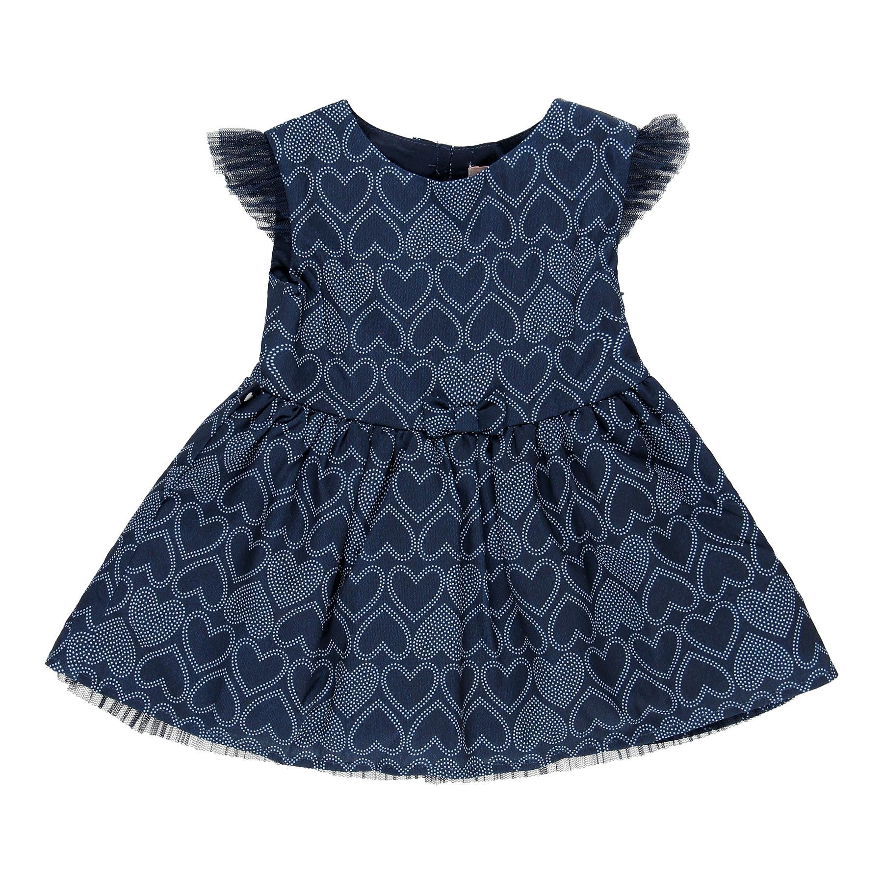 Dress for girls Boboli 709129-9336 navy blue