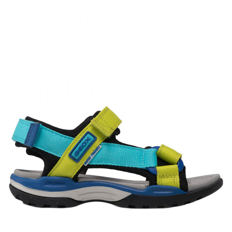 Geox J150RA-01511-C9221 boys' sandals black/blue