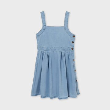 Denim dress for girls Mayoral 6933-88 Blue