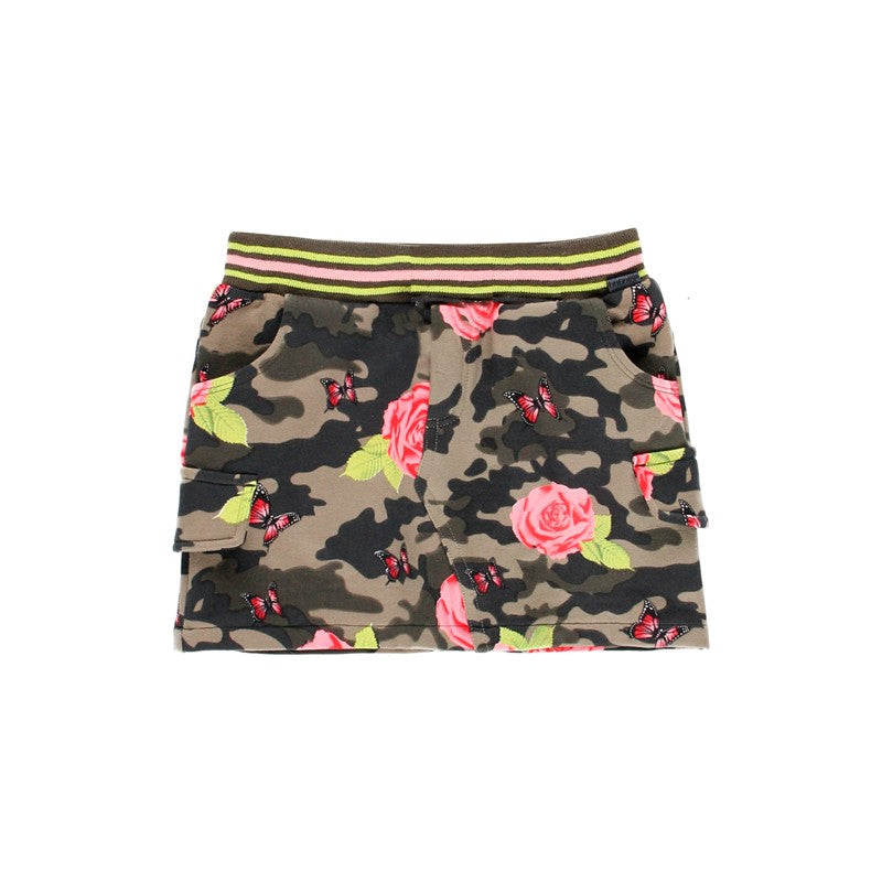 Floral skirt for girls Boboli 421074-9415 green